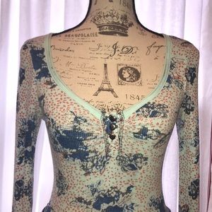 Free People Floral Print Thermal